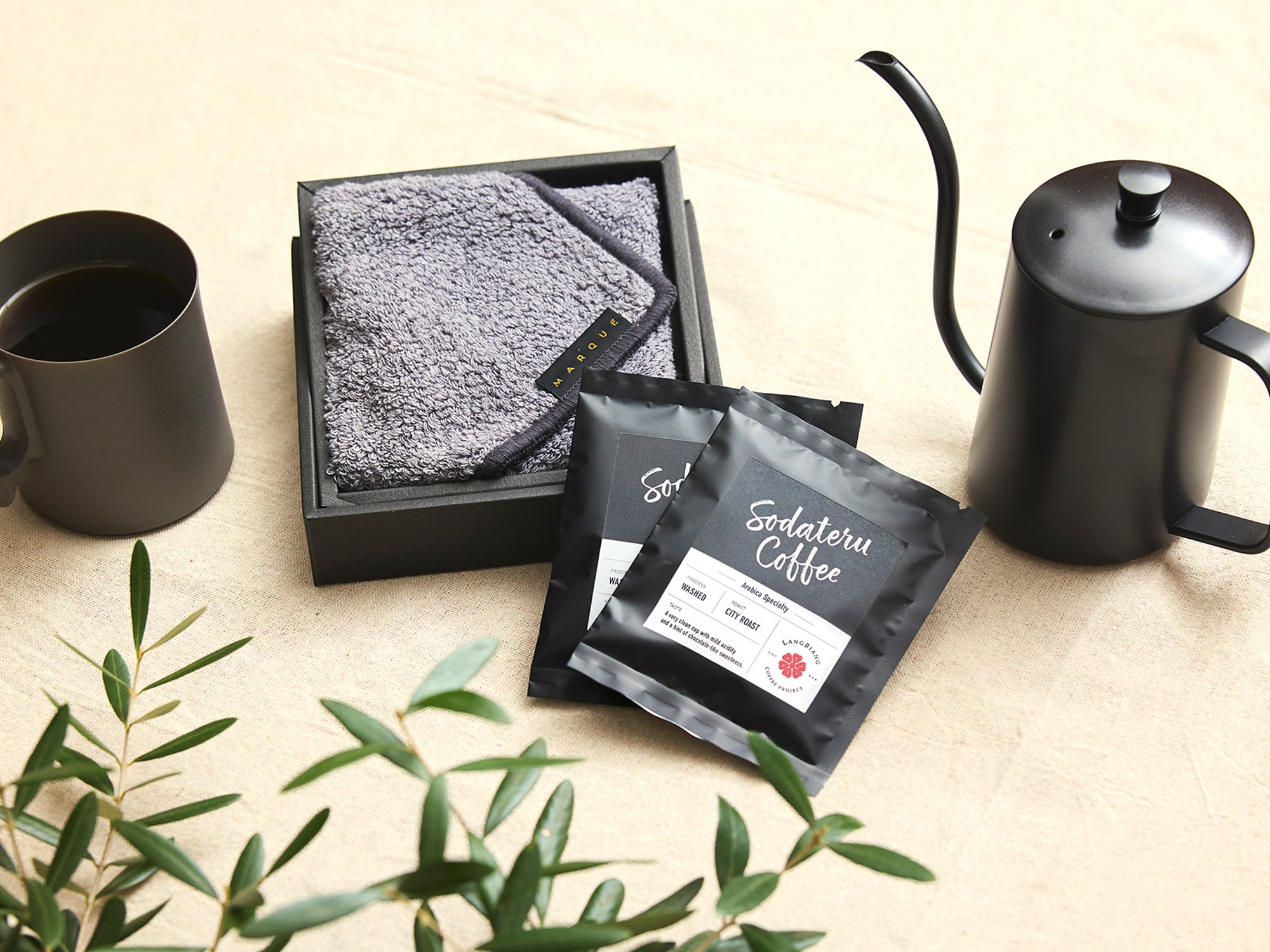 MARQUE プチカレ sodateru coffeeセットのイメージ写真