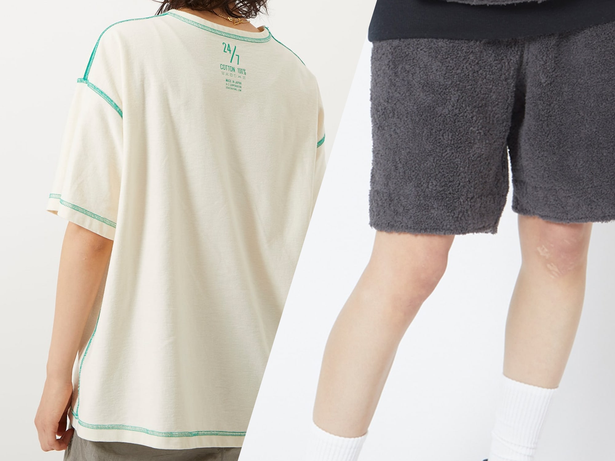 ＜OUTLET＞リバーシブルTシャツ+パンツセットのイメージ写真