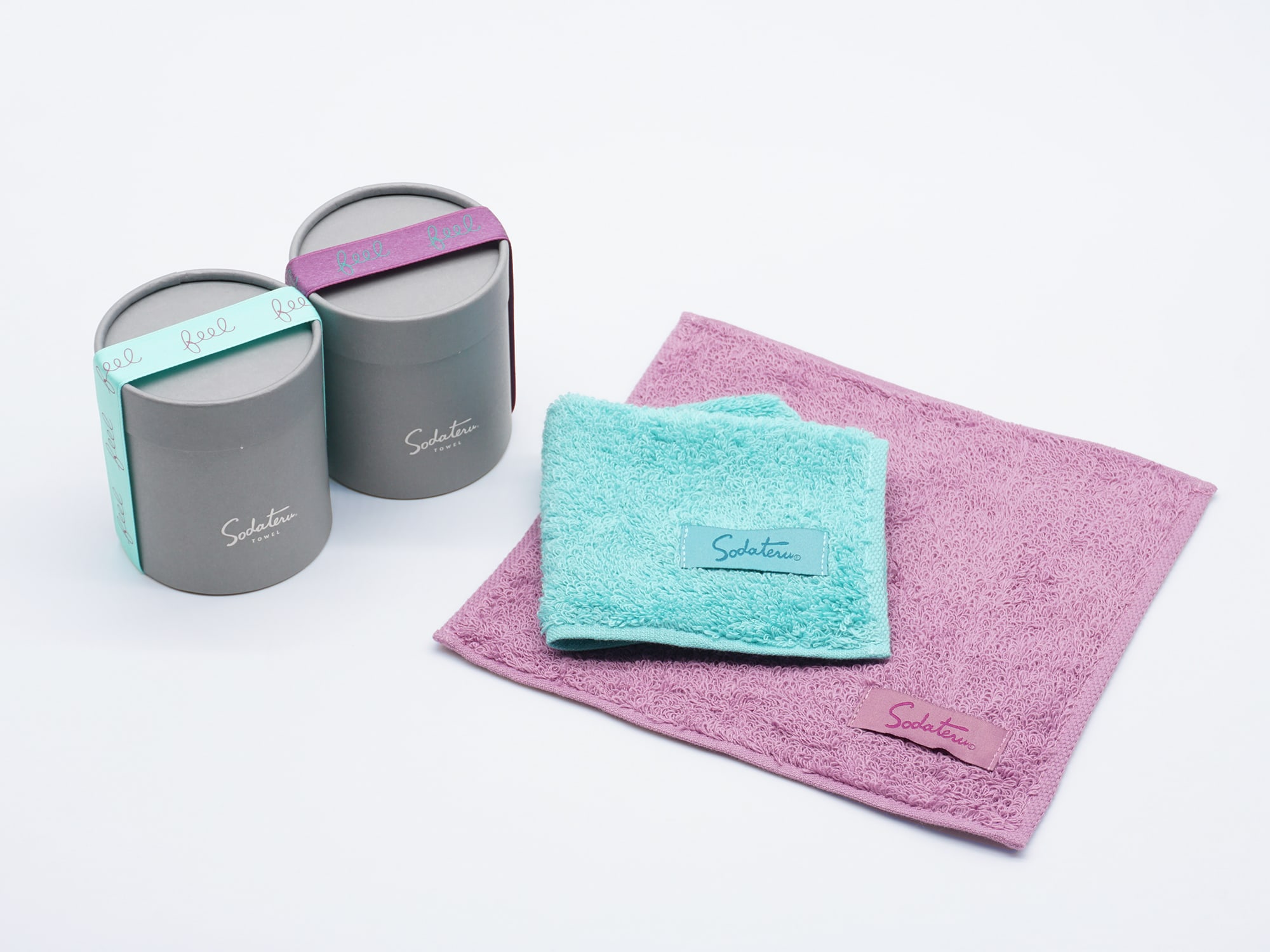 ＜OUTLET＞feel cozy プチハンドタオル 2枚セットのイメージ写真