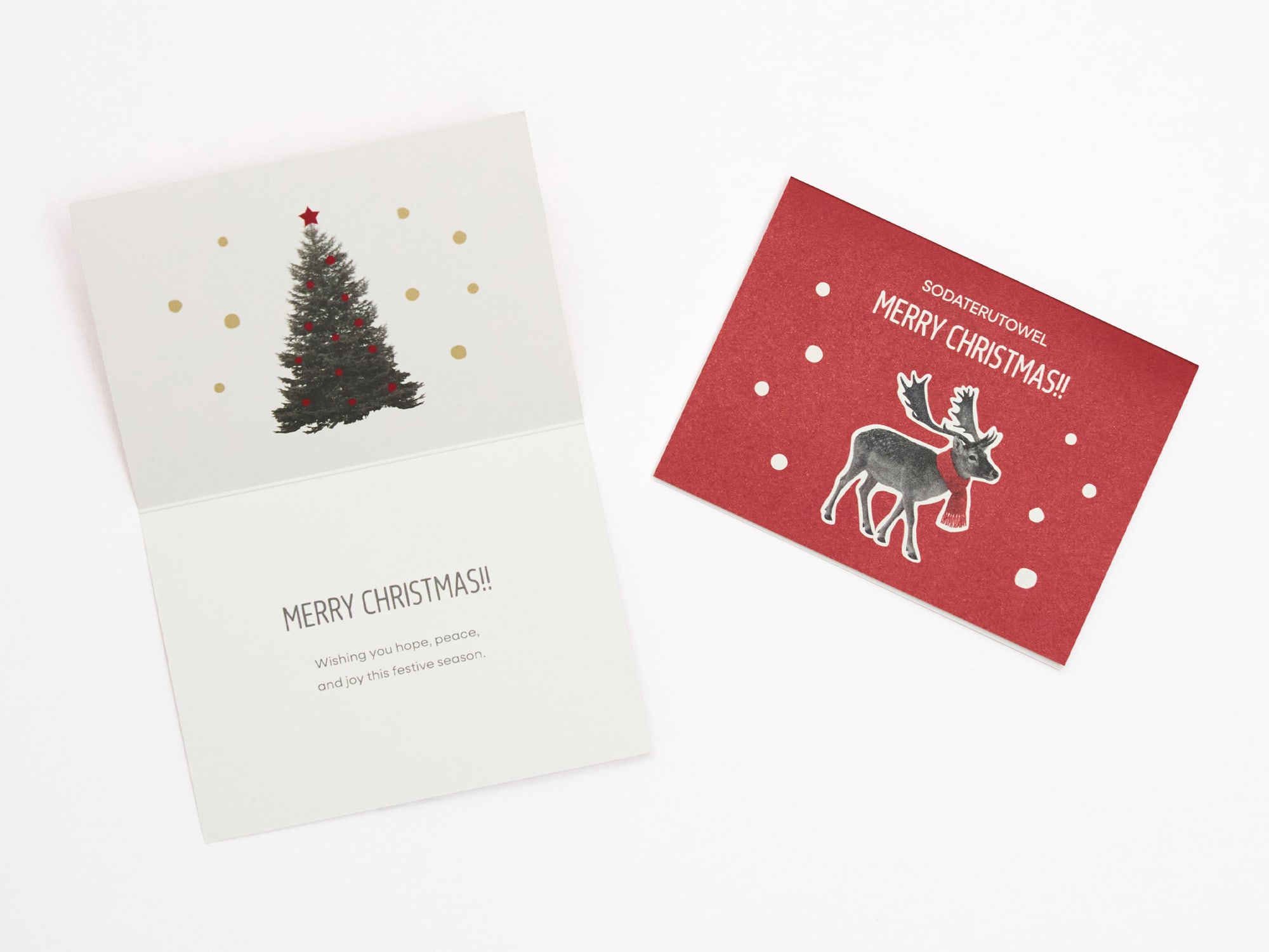 クリスマス限定メッセージカード